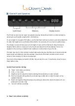 Preview for 29 page of UpDown Desk PRO Series Set Up And Operation Manual