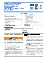 UPG GM9T-UP Maintenance And Service Manual preview