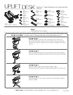 Preview for 1 page of Uplift Desk ACC305 Instructions