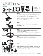 Uplift Desk CHR456 Instructions preview