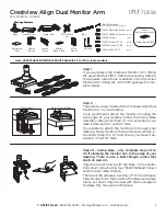 Uplift Desk Crestview MON011-2 Quick Start Manual preview