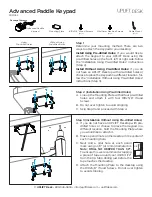 Preview for 1 page of Uplift Desk FRM055 Manual