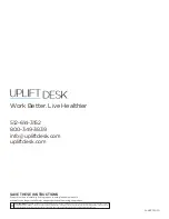 Preview for 4 page of Uplift Desk KBT010 Manual