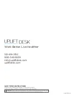 Preview for 4 page of Uplift Desk KIT-KBT-Multi Manual