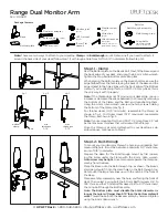 Preview for 1 page of Uplift Desk MON021 Manual