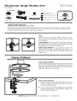 Uplift Desk MON051 Quick Start Manual preview