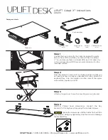 Uplift Desk UDA110 Instructions предпросмотр