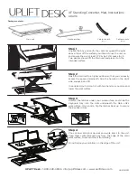 Preview for 1 page of Uplift Desk UDA116 Instructions