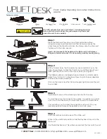 Uplift Desk UDA118 Instructions preview