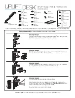 Предварительный просмотр 1 страницы Uplift Desk UDA120~mobile Instructions