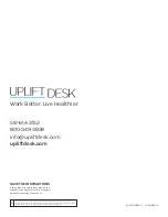 Preview for 20 page of Uplift Desk V2-Commercial Manual