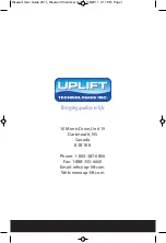 UPLIFT Risewell RW 01 User Manual предпросмотр