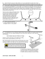 Preview for 5 page of UPLIFT UPL921-T Assembly And Use Manual