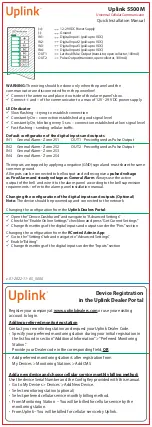 Uplink 5500M Quick Installation Manual preview