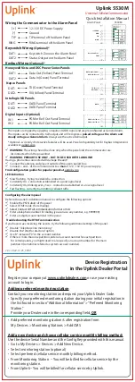 Uplink 5530M Quick Installation Manual preview