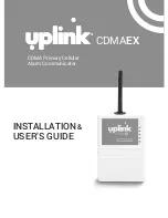 Preview for 1 page of Uplink CDMAEX Installation & User Manual