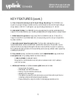 Preview for 6 page of Uplink CDMAEX Installation & User Manual