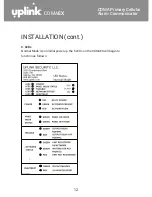 Preview for 13 page of Uplink CDMAEX Installation & User Manual