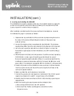 Preview for 15 page of Uplink CDMAEX Installation & User Manual