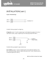 Preview for 20 page of Uplink CDMAEX Installation & User Manual