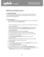 Preview for 21 page of Uplink CDMAEX Installation & User Manual