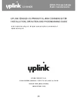 Preview for 29 page of Uplink CDMAEX Installation & User Manual