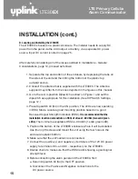 Preview for 16 page of Uplink LTE30EX Installation & User Manual