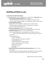 Preview for 23 page of Uplink LTE30EX Installation & User Manual