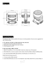 Preview for 11 page of Uplus Lighting 12X40ZWASH Instructions Manual