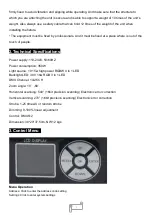 Preview for 4 page of Uplus Lighting 19X15Z WASH User Manual