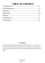 Preview for 2 page of Uplus Lighting 200 LED BSW User Manual