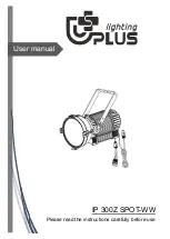 Uplus Lighting IP 300Z SPOT-WW User Manual preview