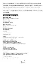 Preview for 4 page of Uplus Lighting IP1000 Strobe User Manual