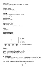 Preview for 5 page of Uplus Lighting IP1000 Strobe User Manual