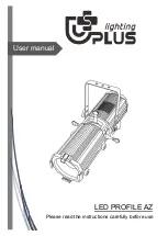 Uplus Lighting LED PROFILE AZ User Manual предпросмотр