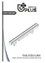 Uplus Lighting PIXEL IP20X15 BAR User Manual preview