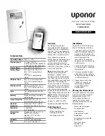 Preview for 1 page of Uponor A3030102 Instruction Sheet