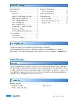 Preview for 2 page of Uponor A3041501 Installation & Operation Manual