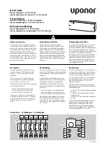 Preview for 1 page of Uponor C-23 Quick Manual