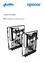 Uponor Combi Port PRO Installation And Operation Manual preview