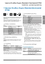 Preview for 7 page of Uponor Ecoflex Supra Standard ETN4 Installation And Operation Manual