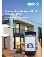 Uponor Smatrix Wave Plus Uahome Module R-167 Installation And Operation Manual preview