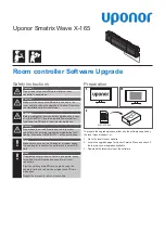 Preview for 1 page of Uponor Smatrix Wave X-165 Software Upgrade