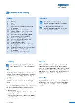 Preview for 15 page of Uponor Unipipe UP 75 Instruction Manual