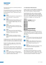 Preview for 62 page of Uponor Unipipe UP 75 Instruction Manual