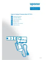 Uponor UP 75 EL Instruction Manual preview