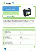 UPOWER Ecoline NauticBattery NA-12LI22BL Quick Start Manual preview