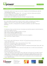 Preview for 5 page of UPOWER Ecoline UE-12Li20 Manual