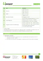 Preview for 2 page of UPOWER Ecoline UE-12Li250 Manual