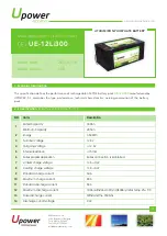 Preview for 1 page of UPOWER Ecoline UE-12Li300 Manual